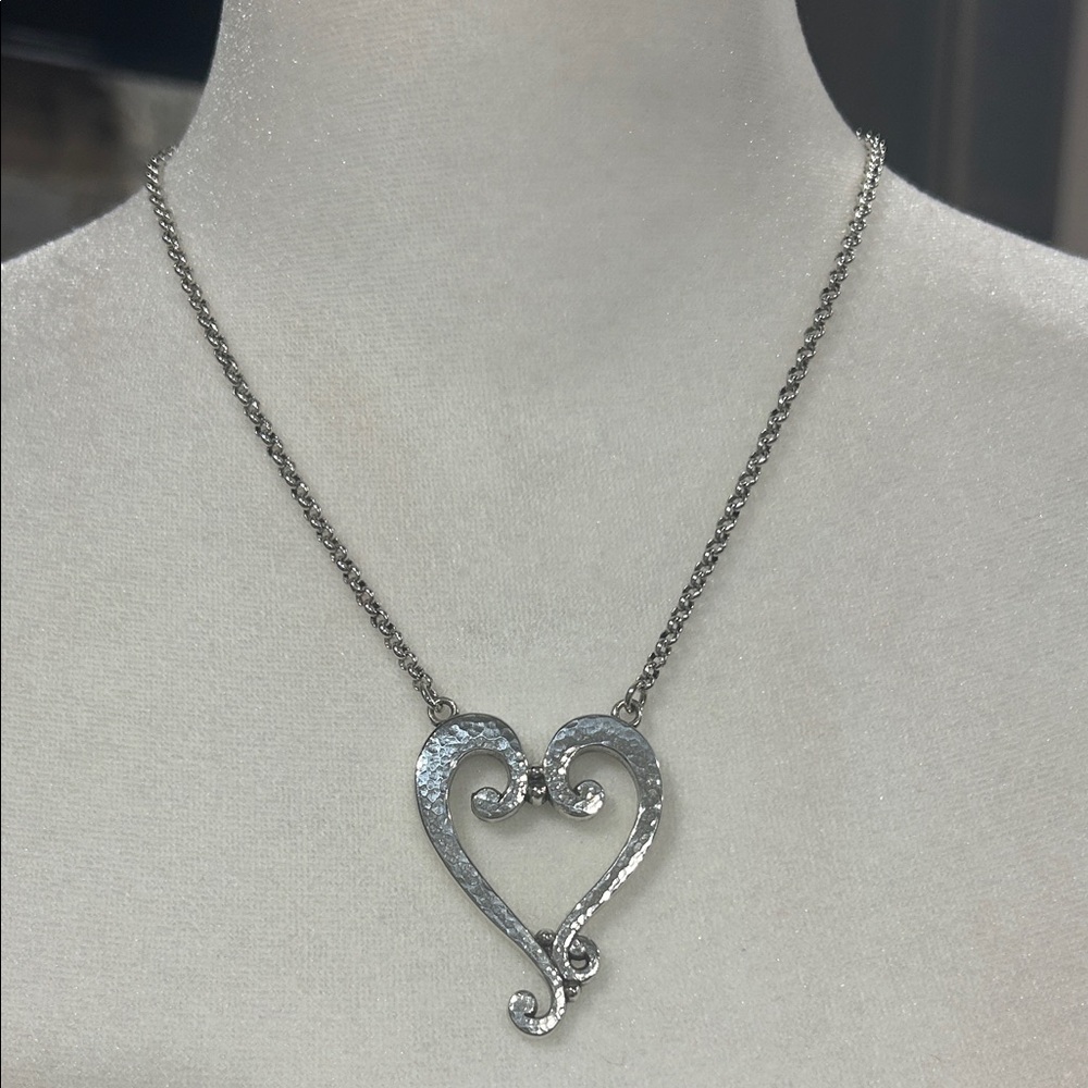 Brighton Tuscan Heart Pendant Necklace. retired design